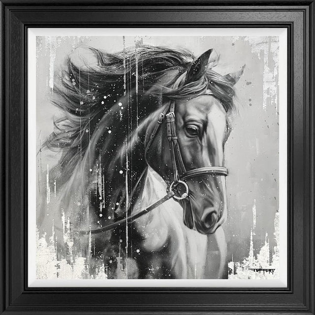 black knight framed print by artist ben jeffery