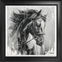 black knight framed print by artist ben jeffery