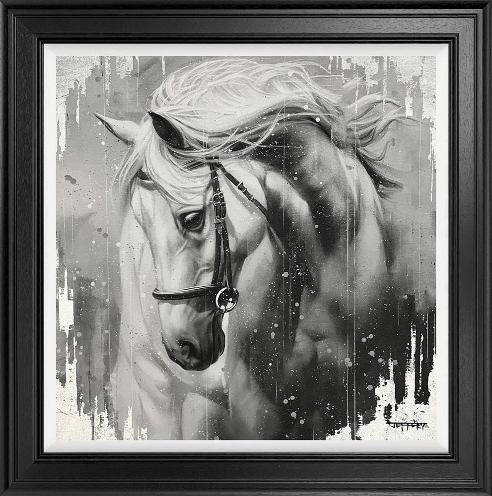 white knight framed print by artist ben jeffery