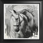 white knight framed print by artist ben jeffery