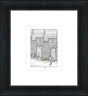 bang sketch framed print by artist leigh lambert