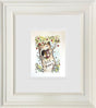 bee happy original sketch framed by artist michael abrams