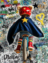 being me is my super power mounted print by artist zee