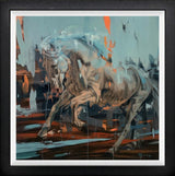 born free framed print by artist frank pretorius