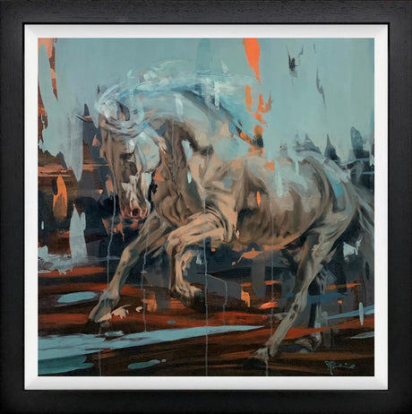 born free framed print by artist frank pretorius