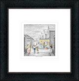 break for a flake sketch framed print by artist 
