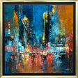 boradway lights framed print by artist benoit havard