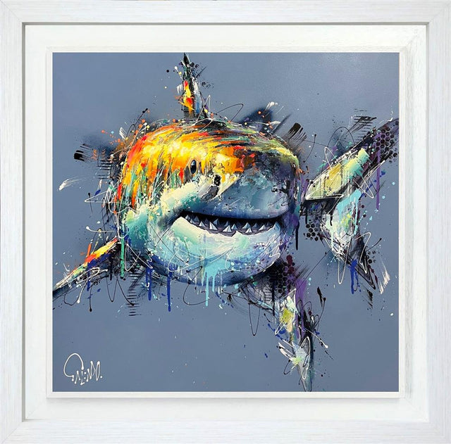 bruce framed print by artist joe galindo