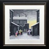 bullseye framed paper print by artist leigh lambert