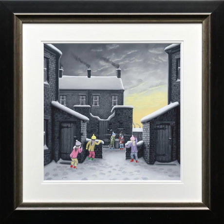 bullseye framed paper print by artist leigh lambert