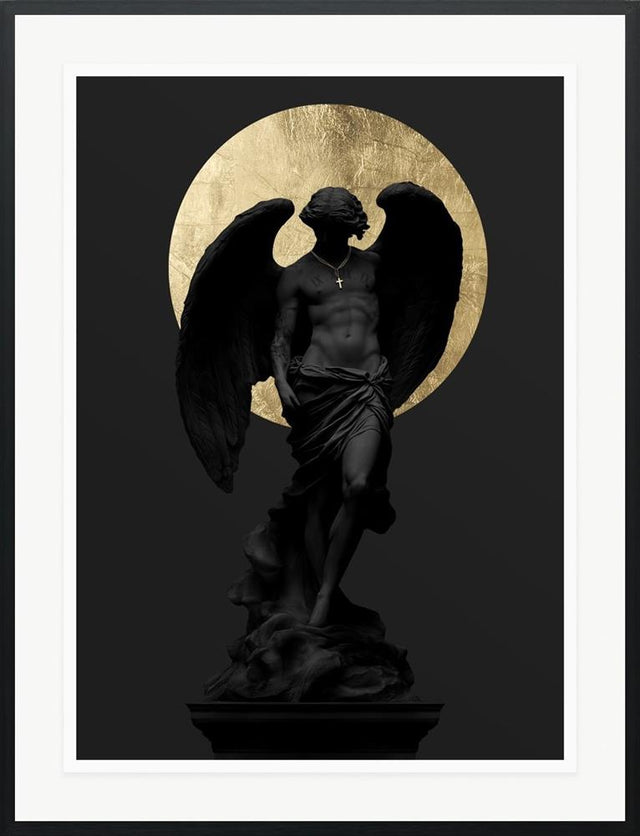 his faith framed print by artist chuck