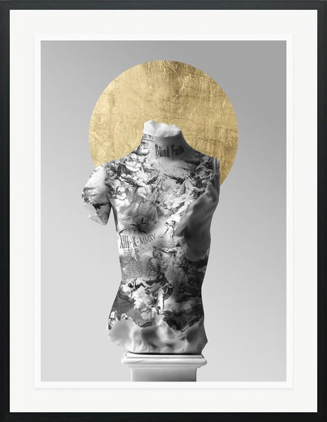 blind faith framed print by artist chuck