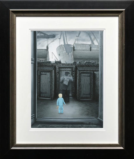 can i come and help framed paper print by artist leigh lambert