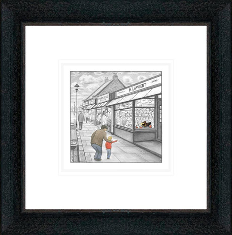 can we buy it sketch framed print by artist leigh lambert