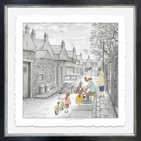 can ye fix mine as well deluxe sketch framed print by artist leigh lambert