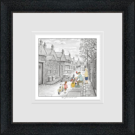 can ye fix mine as well sketch framed print by artist leigh lambert