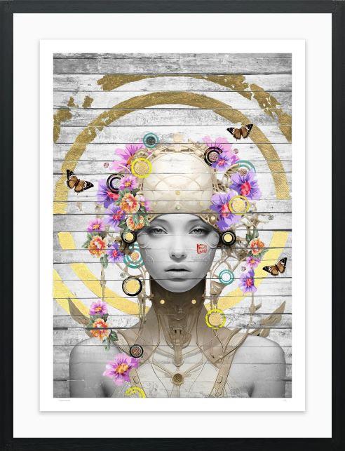 clytemnestra framed print by artist the trunk of funk
