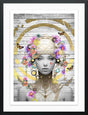 clytemnestra framed print by artist the trunk of funk