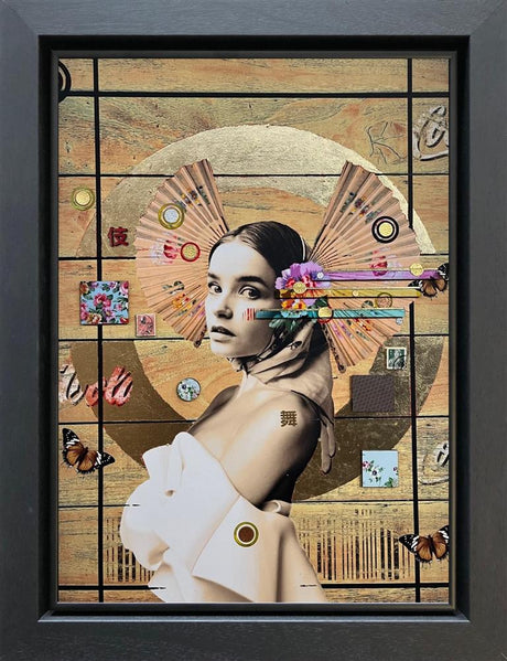 cola framed embellished print by artist the trunk of funk