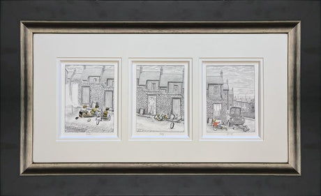 crash bang wallop sketch deluxe print framed by artist leigh lambert