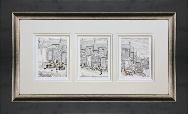 crash bang wallop sketch deluxe print framed by artist leigh lambert