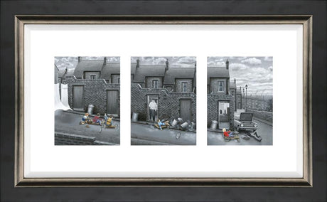 crash bang wallop standard framed paper print by artist leigh lambert