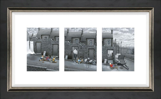 crash bang wallop standard framed paper print by artist leigh lambert