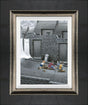 crash canvas framed print by artist leigh lambert
