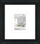 crash sketch framed print by artist leigh lambert