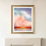 dawn stand edition framed by artist mackenzie thorpe