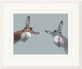 double trouble framed print by artist nicky litchfield
