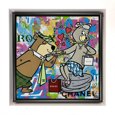 true love framed original by artist emily crook