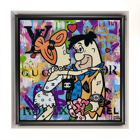 youre all i need framed original by artist emily crook
