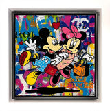 shopping date framed original by artist emily crook