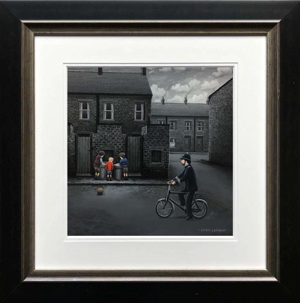 ello ello ello framed paper print by artist leigh lambert