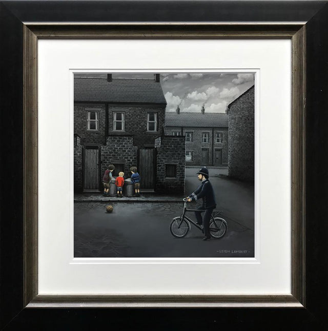 ello ello ello framed paper print by artist leigh lambert