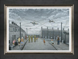 emerging victorious framed canvas print by artist leigh lambert
