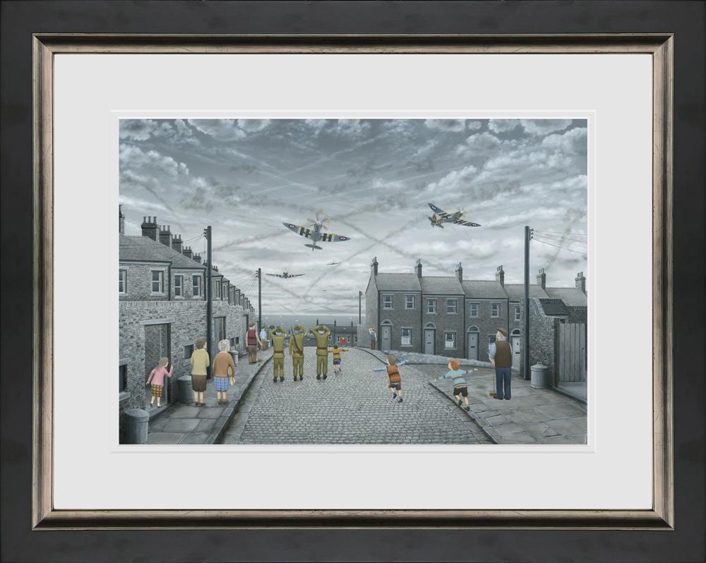 emerging victorious framed paper print by artist leigh lambert