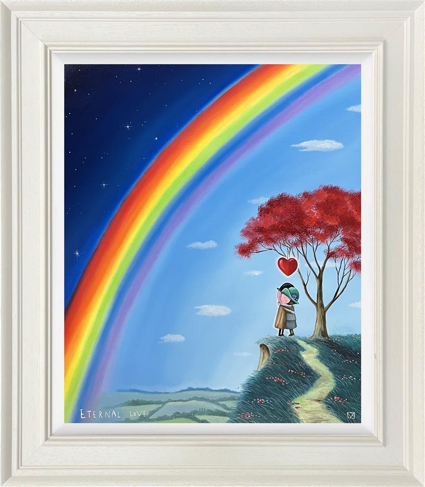 eternal love framed original by artist michael abrams