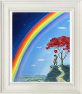 eternal love framed original by artist michael abrams