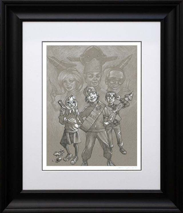 FAB sketch print framed by artist craig davison