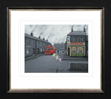false alarm framed paper print by artist leigh lambert