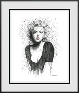 fear is stupis so are regrets framed print by artist scott tetlow