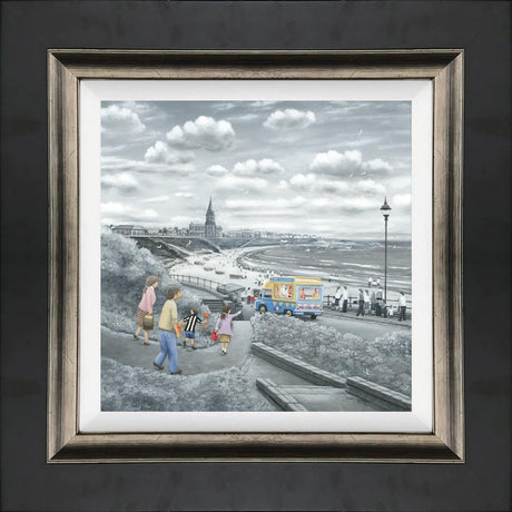 first things first canvas framed print by artist leigh lambert