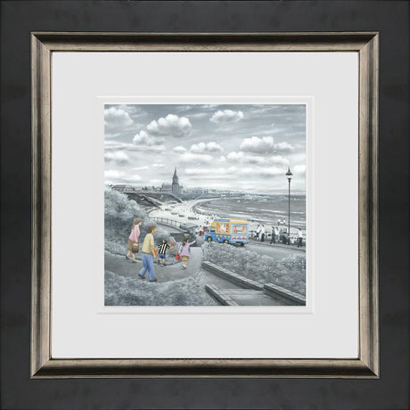 first things first paper framed print by artist leigh lambert