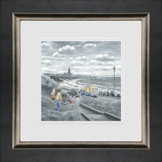 first things first paper framed print by artist leigh lambert