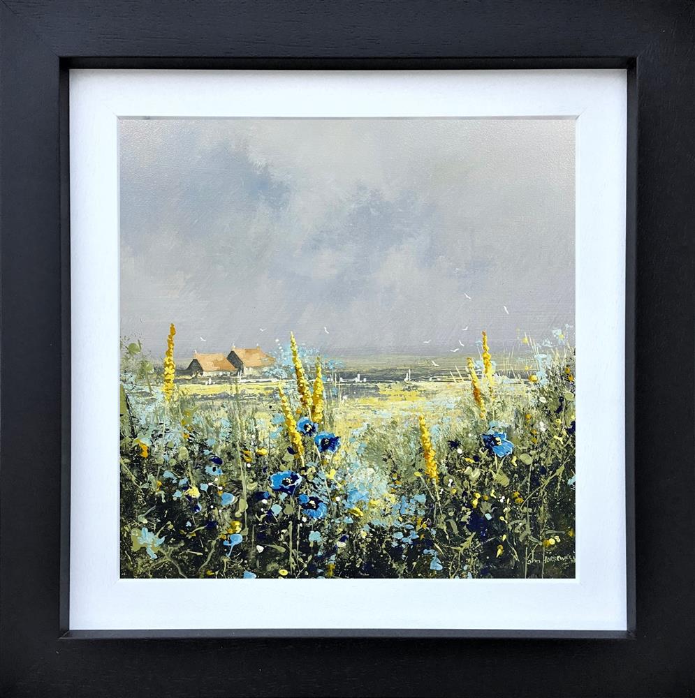 follow the valley framed original by artist john horsewell