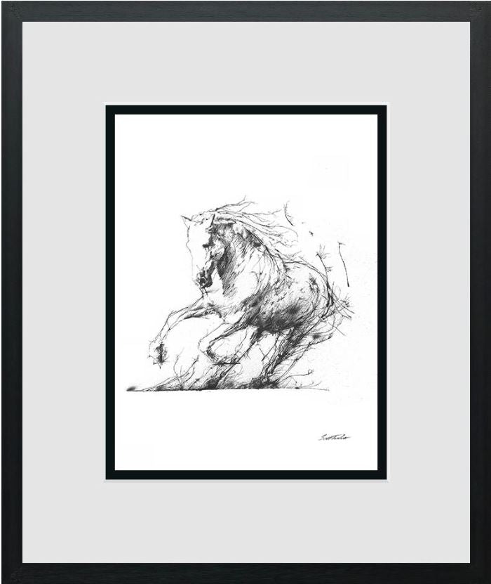 fredom miniature framed print by artist scott tetlow