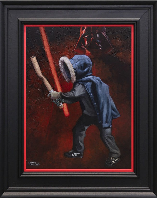 go dark canvas print framed by aritst craig davison