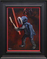 go dark canvas print framed by aritst craig davison